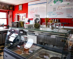 Ice Cream Shop at Red Feather Inn, General Store & Antiques in Red Feather Lakes Colorado